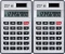 2x Kalkulator kieszonkowy Ativa AT-810, 10 cyfr, srebrny
