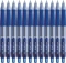 12x Długopis żelowy Penac, FX7, 0.7mm, niebieski