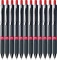 12x Długopis żelowy automatyczny Pentel, OH! Gel K497, 0.7mm, czerwony