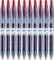 10x Długopis żelowy automatyczny Pilot, B2P, ekologiczne, 0.3mm, czerwony
