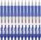 12x Długopis żelowy automatyczny Donau, 0.5mm niebieski