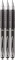 3x Długopis żelowy automatyczny Uni, Uni-ball Signo UMN-207, 0.7mm, czarny