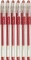 6x Długopis żelowy Pilot, G1 Grip, 0.5mm, czerwony