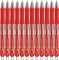 12x Długopis żelowy automatyczny Uni, UMN-152 Signo, 0.5 mm czerwony