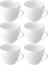 6x Filiżanka do cappuccino MariaPaula Moderna, 350ml, porcelana, biały