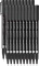 20x Foliopis Rystor, FS, okrągła, 0.4mm, czarny