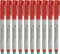 10x Foliopis Faber-Castell Multimark OHP, F, 0.6mm, czerwony