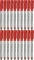 20x Foliopis Faber-Castell Multimark OHP, F, 0.6mm, czerwony