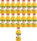 15x Sok pomarańczowy Fortuna, butelka szklana, 0.3l