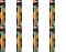 8x Ołówek Herlitz Neon Art, HB, niełamliwy, 3 sztuki, mix kolorów