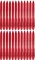 24x Pióro kulkowe automatyczne Pentel, EnerGel BL-107, 0.7mm, czerwony