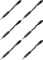 6x Długopis żelowy automatyczny Pilot, G2, 0.5mm, czarny