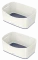 2x Pojemnik bez pokrywki Leitz MyBox Wow, 246x160x98mm, biało-szary