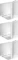 3x Segregator prezentacyjny Esselte Panorama, A4, szerokość grzbietu 38mm, 180 kartek, 4 ringi, biały