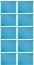 10x Teczka zawieszkowa kartonowa Leitz Alpha, A4, 348x260mm, 230g/m2, niebieski