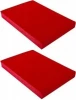 2x Okładki do bindowania Argo Delta, A4, 250g/m2, skóropodobne, 100 sztuk, czerwony