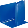 3x Segregator prezentacyjny Esselte, A4, szerokość grzbietu 38mm, do 180 kartek, 4 ringi, niebieski