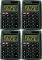 4x Kalkulator kieszonkowy Vector KAV CH-862D, 8 cyfr, czarny