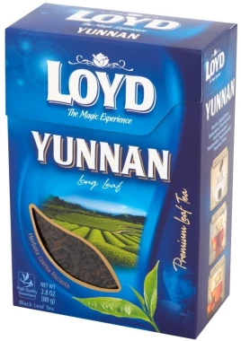 6x Herbata czarna liściasta Loyd Yunnan, 80g