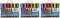 3x Zakreślacz fluorescencyjny Donau, D-Text, ścięta, 1-5mm, 6 sztuk, mix kolorów