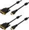 2x Kabel HDMI-DVI LogiLink, 2m, czarny