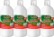 4x Farba plakatowa Alpino, w butelce, 500ml, biały