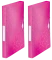 2x Teczka plastikowa z gumką Leitz Wow, A4, 30mm, różowy
