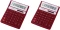 2x Kalkulator biurowy Citizen SDC-888X, 12 cyfr, czerwony