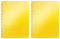 2x Kołonotatnik Leitz Wow, A4, w kratkę, 80 kartek, żółty