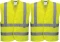 2x Kamizelka ostrzegawcza Portwest C370, siatkowa, rozmiar S/M, żółty