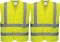2x Kamizelka ostrzegawcza Portwest C370, siatkowa, rozmiar L/XL, żółty