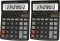 2x Kalkulator biurowy Vector DK-206, 12 cyfr, czarny