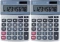 2x Kalkulator biurowy Ativa AT-812E, 8 cyfr, srebrny