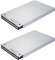2x Koperta rozszerzana Double Bag E-DS-220, dwuwarstwowa, z paskiem HK, 280x440x60mm, 15 sztuk, biały