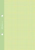 24x Wkład do segregatora w kolorową kratkę Interdruk, A5, 50 kartek, kolorowy margines
