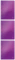 3x Kołonotatnik Leitz Wow, A4, w kratkę, 80 kartek, fioletowy