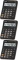 3x Kalkulator biurowy Casio MX-12 B, 12 cyfr, czarny