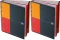 2x Kołonotatnik Oxford International Filingbook, A4+, w kratkę, 100 kartek, szary