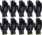 10x Rękawice powlekane Uvex Unilite, rozmiar 9, czarny