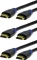 3x Kabel LogiLink HDMI-HDMI, 5m, czarny