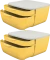2x Pojemnik Leitz Cosy, z 2 szufladami, żółty