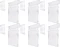 6x Kieszeń wisząca na ulotki Artcop, pionowa, A4, pleksi, transparentny