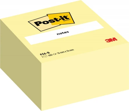 3x Karteczki samoprzylepne Post-it, 76x76 mm, 450 karteczek, żółty