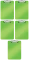 5x Podkład do pisania Leitz Wow, A4, zielony