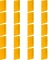 20x Teczka kartonowa z gumką VauPe Soft, A4, 450g/m2, 20mm, żółty