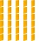 30x Teczka kartonowa z gumką VauPe Soft, A4, 450g/m2, 20mm, żółty