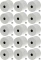 15x Rolka termiczna Drescher, 57mm x 6m, 48g/m2, BPA Free, biały