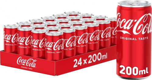 24x Napój gazowany Coca-cola, puszka, 0.2l