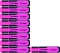 10x Zakreślacz fluorescencyjny Donau, D-Text, ścięta, różowy