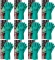 12x Rękawice nitrylowe Reis RNIT-VEX, rozmiar 9, zielony (c)